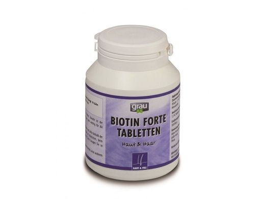GRAU BIOTIN FORTE Tabletten Биотин+дрожжи