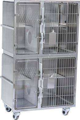 Stainless steel luxury cat cage