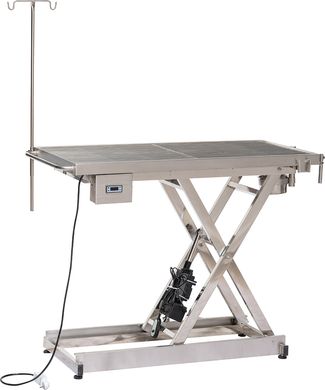 Електричний операційний стіл для домашніх тварин з X - образною станиною