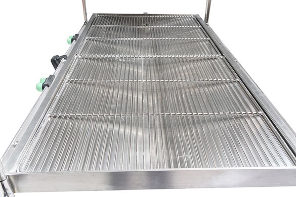 Professional surgical table with a straight table top
