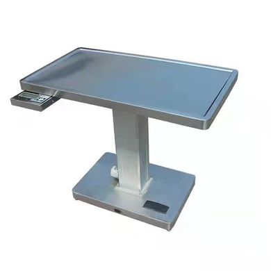 Multi-functional electric lifting table with a scale
