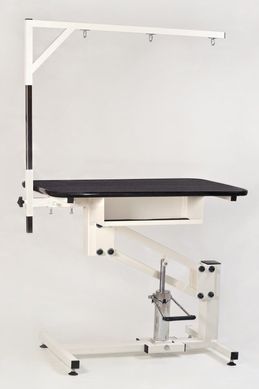 Профессиональный стол для груминга APOLLON с гидравлическим подъёмником и штативом