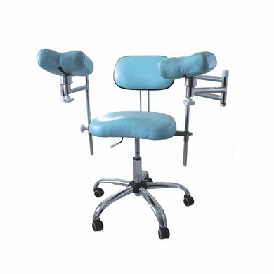 Chair for laboratory technician, surgeon and microscope
