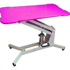 Професійний стіл для грумінгу TIGERS Profi Z-Pro з електричним підйомником Рожевий
