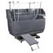 Bathtub plastic AGC in a full complete set by bathroom equipment and an additional board