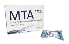 iM3 MTA порошок - 20 флаконів (матеріал для швидкого відновлення кореневих каналів)