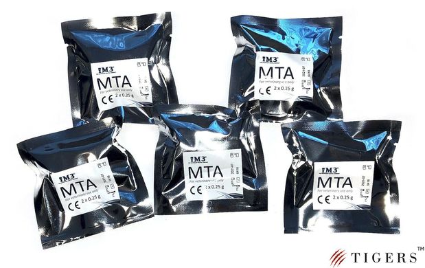 iM3 MTA порошок - 20 флаконов (материал для быстрого восстановления корневых каналов)