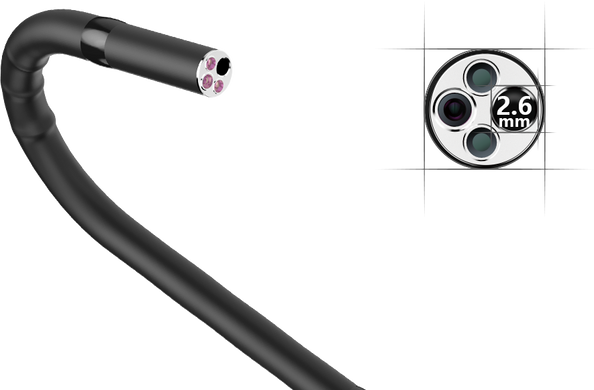 Компактный гибкий видеоэндоскоп, 4.8 * 1000мм, высокое качество